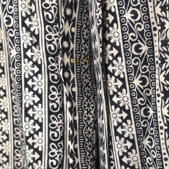 VTg 90s Boho Pattern Tapered Pants Harem esque Hippie Bohemian Small FLAW - Picture 2 of 8